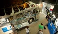 Freedom Riders Bus Bombing exhibit at the National Civil Rights Museum at the Lorraine Motel Royalty Free Stock Photo