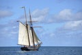 Freedom Schooner Amistad under sail, Jost Van Dyke, BVI