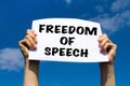 Freedom of speech Royalty Free Stock Photo