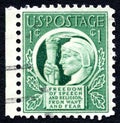 Freedom of Speech US Postage Stamp Royalty Free Stock Photo