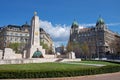 Freedom square monument, Budapest, Hungary