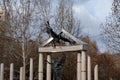 Freedom Square. Monuments to victims of German and Hungarian Nazism