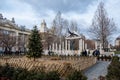 Freedom Square. Monuments to victims of German and Hungarian Nazism