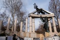 Freedom Square. Monuments to victims of German and Hungarian Nazism