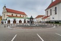 Freedom Square in Upper Town in historical center of Minsk. Belarus Royalty Free Stock Photo