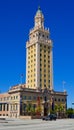 Freedom Tower Museum Downtown Miami blue skies