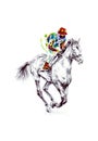 Freehand horse head pencil drawing illustration animal wildlife Royalty Free Stock Photo