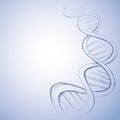 Freehand vector sketch of DNA Royalty Free Stock Photo