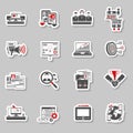 Freelance concept stickers collection