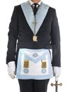 Freemason in studio Royalty Free Stock Photo
