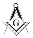 Freemason symbol Royalty Free Stock Photo