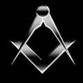 Freemason symbol Royalty Free Stock Photo