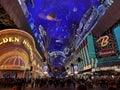 Freemont Street downtown Las Vegas. Royalty Free Stock Photo