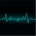 Heart beat cardiogram background