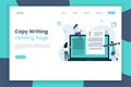 Creative copy writing landing page website template