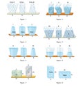 Physics - pressure shapes in liquids