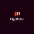 abstract illustration of elephant logo design Royalty Free Stock Photo