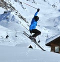 Freeride skier