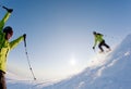 Freeride skier Royalty Free Stock Photo