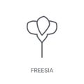 Freesia icon. Trendy Freesia logo concept on white background fr