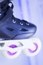 Freestyle inline skates in store Royalty Free Stock Photo