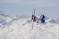 Freestyle skier in les Arcs