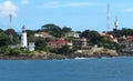 freetown the harbour of sierra leone Royalty Free Stock Photo