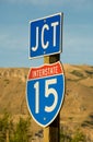 Freeway Junction I-15 Sign