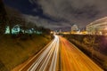 Freeway Light Trails to Portland