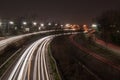 Freeway at night