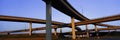 Freeway overpass in Los Angeles, CA Royalty Free Stock Photo