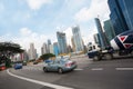 Freeway of Singapore Royalty Free Stock Photo