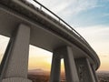 Freeway span Royalty Free Stock Photo