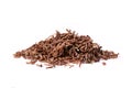 Freeze dried bloodworms fish food for aquarium