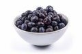 Freeze dried blueberry fruits. Generate Ai