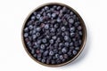 Freeze dried blueberry. Generate Ai