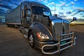 American trucks, Kenworth T680 tractor Utility 3000R 53` trailer for freeze and heat condition pulled by a Kenworth tractor,