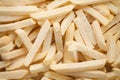 Freeze fries french close up flat lay Royalty Free Stock Photo