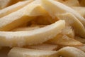 Freeze fries french close up flat lay Royalty Free Stock Photo