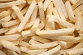 Freeze fries french close up flat lay Royalty Free Stock Photo