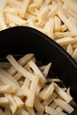 Freeze fries french close up flat lay Royalty Free Stock Photo