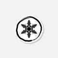 Freeze icon isolated on white background Royalty Free Stock Photo