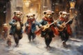 Carolers and Musicians - Generative AI