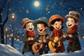 Carolers and Musicians - Generative AI