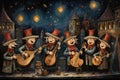 Carolers and Musicians - Generative AI