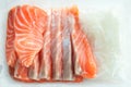 Freeze salmon fish Royalty Free Stock Photo