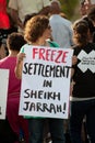 Freeze Settlement in Sheikh Jarrah