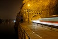 Freezelight in the tunnel at night