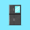 Freezer cartoon style icon illustration Royalty Free Stock Photo