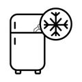 Freezer cold icon